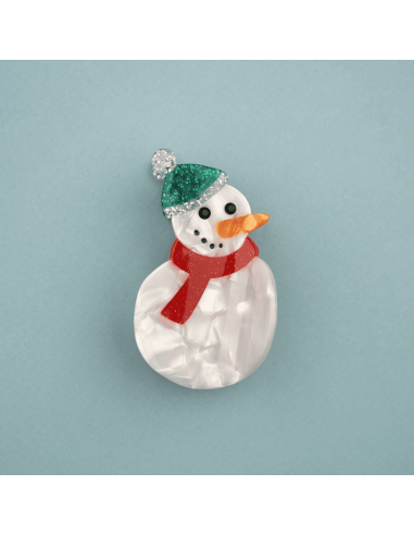 Pince à cheveux Bonhomme de Neige - Coucou Suzette