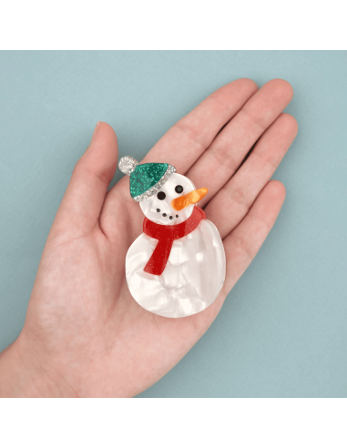 Pince à cheveux Bonhomme de Neige - Coucou Suzette