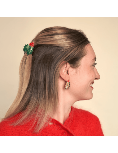 Petite pince à cheveux Houx - Coucou Suzette