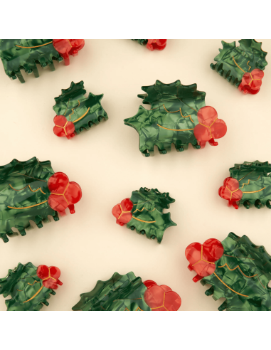 Petite pince à cheveux Houx - Coucou Suzette