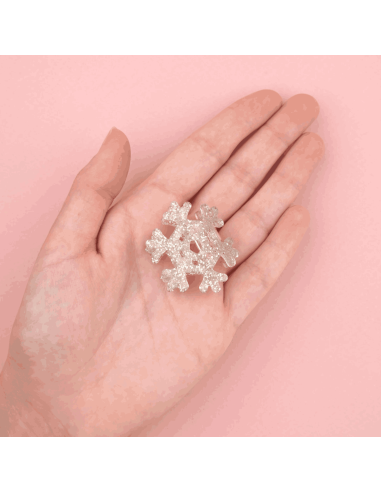 Petite pince à cheveux Flocon de Neige - Coucou Suzette