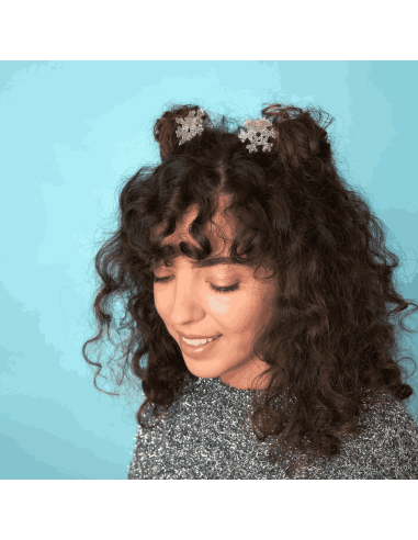 Petite pince à cheveux Flocon de Neige - Coucou Suzette
