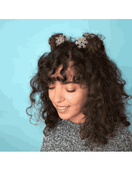 Petite pince à cheveux Flocon de Neige - Coucou Suzette