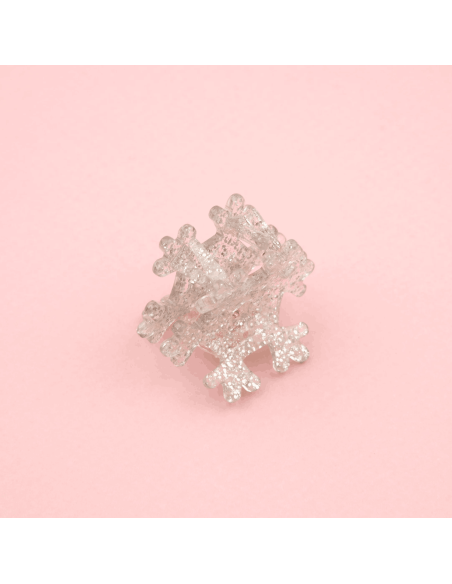 Petite pince à cheveux Flocon de Neige - Coucou Suzette