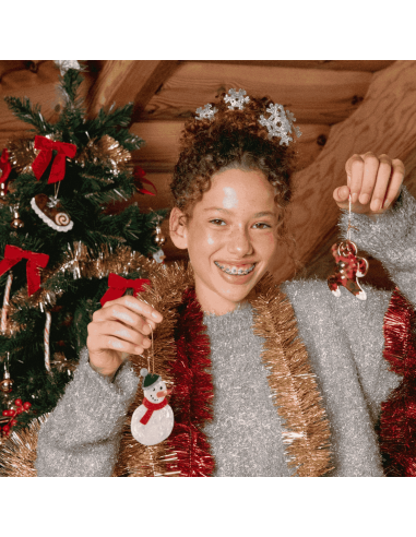 Petite pince à cheveux Flocon de Neige - Coucou Suzette