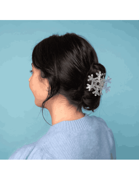 Pince à cheveux Flocon de neige - Coucou Suzette