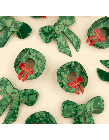 Pince à cheveux Couronne sapin - Coucou Suzette