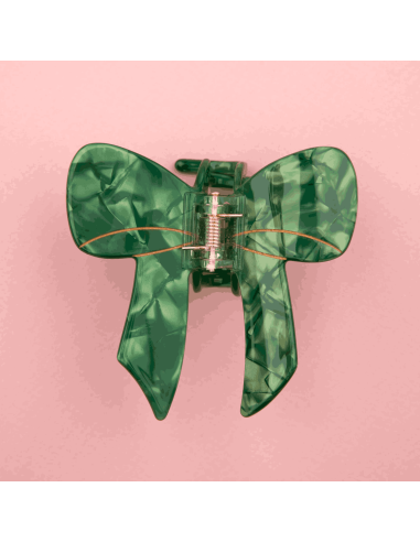 Pince à cheveux Noeud vert - Coucou Suzette