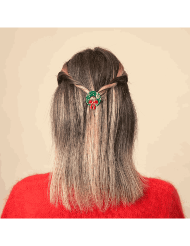 Barrette Couronne sapin - Coucou Suzette