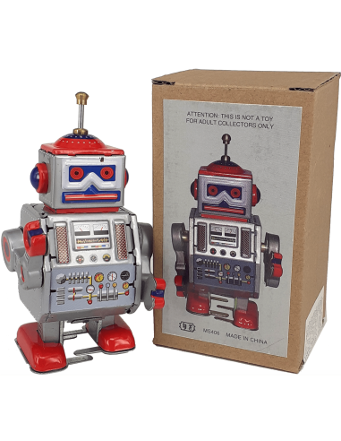 Robot Vintage rouge - Protocol