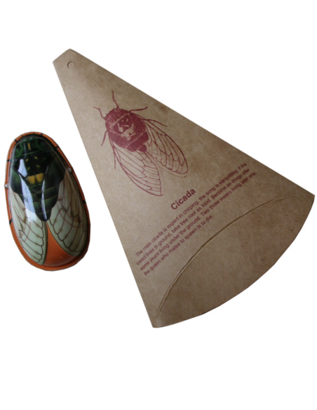 Clic clac Cigale en métal - Protocol