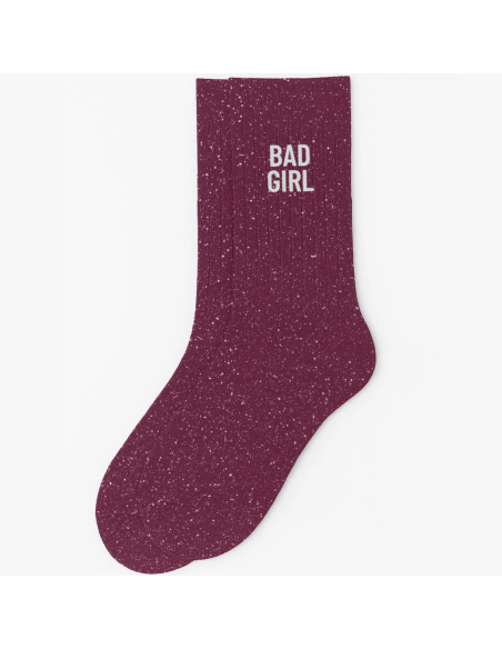 Chaussettes à paillettes Bad Girl