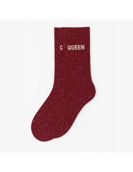 Chaussettes à paillettes Queen