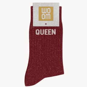 Chaussettes à paillettes Queen
