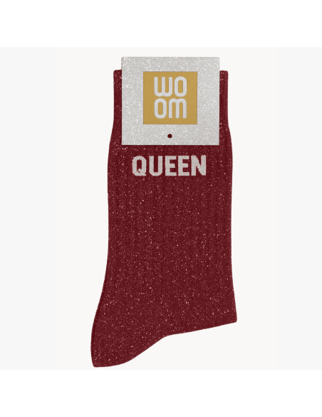 Chaussettes à paillettes Queen