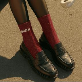 Chaussettes à paillettes Queen 2