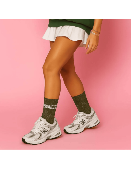 Chaussettes à paillettes Brunette