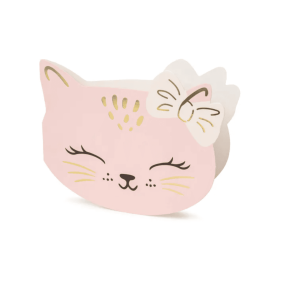 Set de 6 invitations Chat - Party Deco