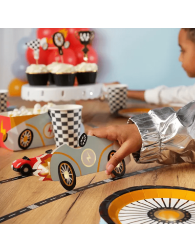 Set de 6 invitations Voiture - Party Deco