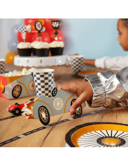 Set de 6 invitations Voiture - Party Deco