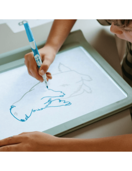 Tablette lumineuse nomade Kidydraw-pro Verte - Kidywolf