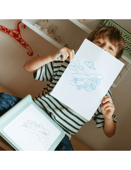 Tablette lumineuse nomade Kidydraw-pro Verte - Kidywolf