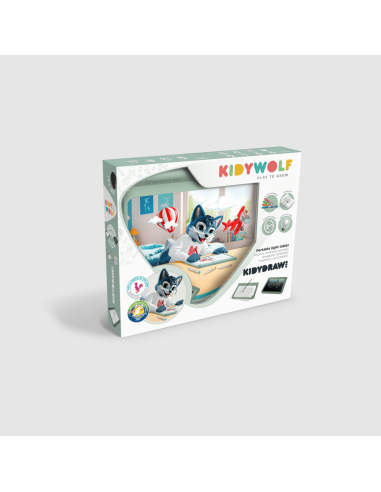 Tablette lumineuse nomade Kidydraw-pro Verte -...