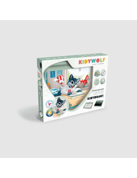 Tablette lumineuse nomade Kidydraw-pro Verte - Kidywolf