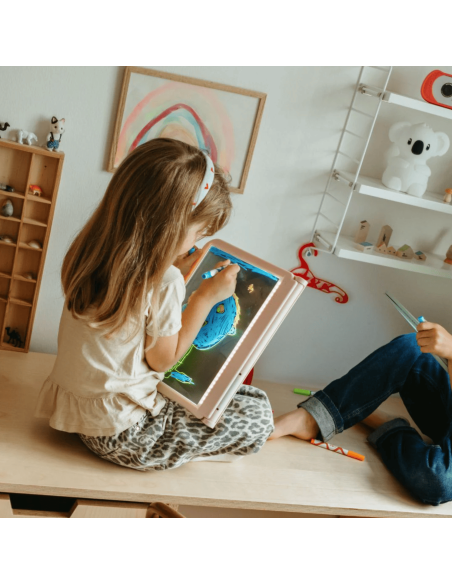 Tablette lumineuse nomade Kidydraw-pro Verte - Kidywolf