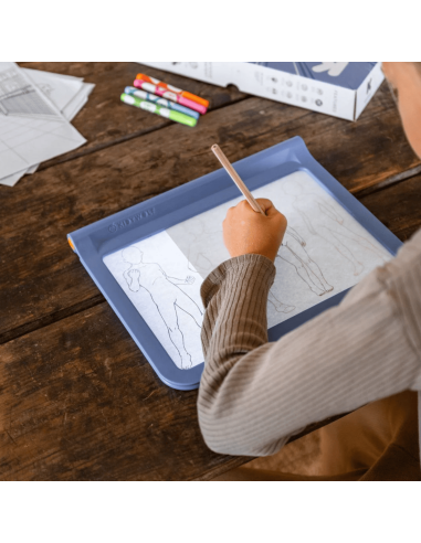 Tablette lumineuse Kidydraw-pro bleue Manga -...