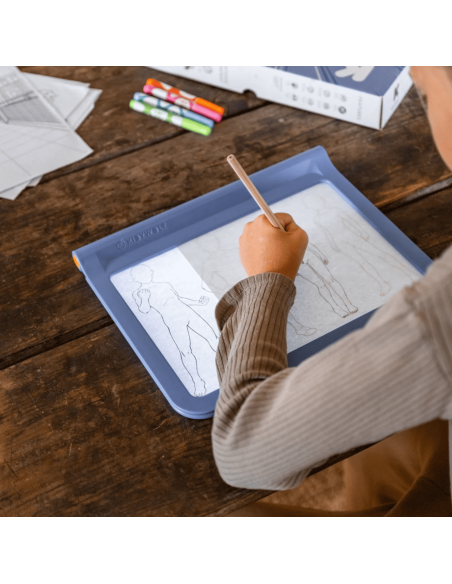 Tablette lumineuse Kidydraw-pro bleue Manga - Kidywolf