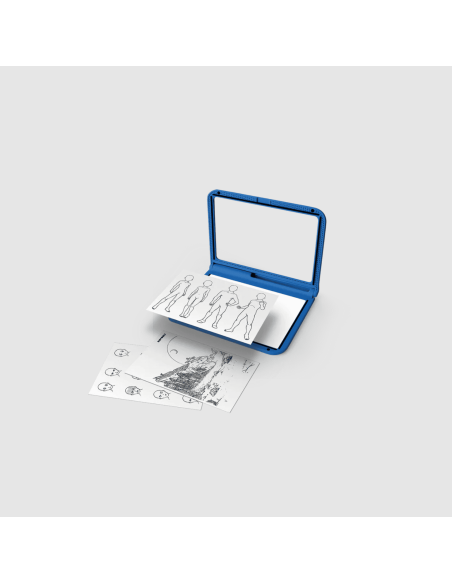 Tablette lumineuse Kidydraw-pro bleue Manga - Kidywolf