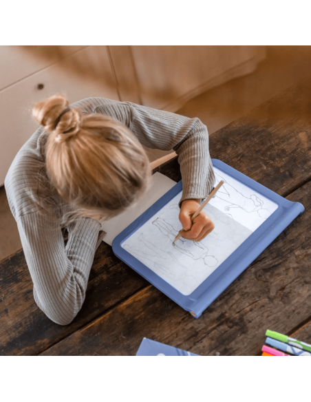 Tablette lumineuse Kidydraw-pro bleue Manga - Kidywolf