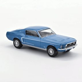 Ford Mustang GT Fastback 1968 Bleu Acapulco - Norev 2