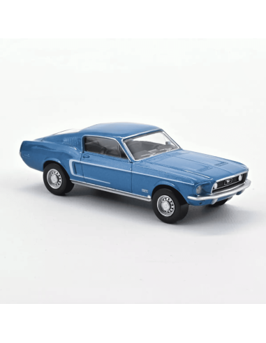 Ford Mustang GT Fastback 1968 Bleu Acapulco -...