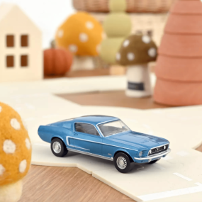 Ford Mustang GT Fastback 1968 Bleu Acapulco - Norev