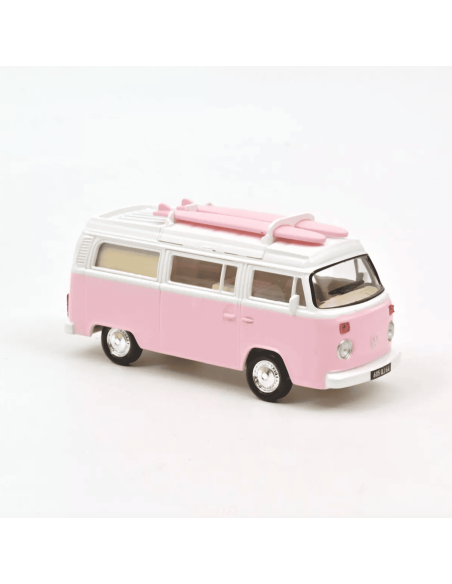 VW Combi T2b Camper Van 1973 Rose - Norev