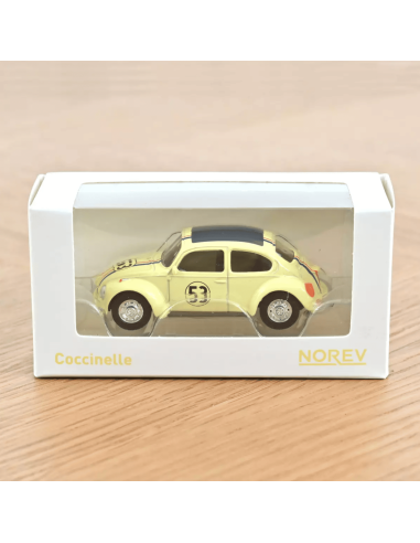 Volkswagen Coccinelle jaune n°53 1973 - Norev