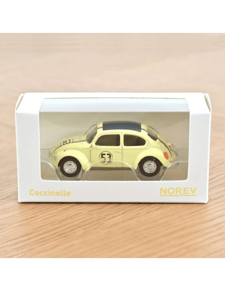 Volkswagen Coccinelle jaune n°53 1973 - Norev