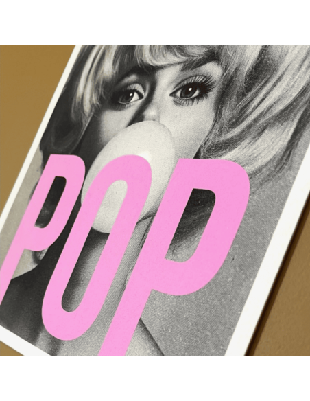 Carte vintage "POP" - Atelier Kencre