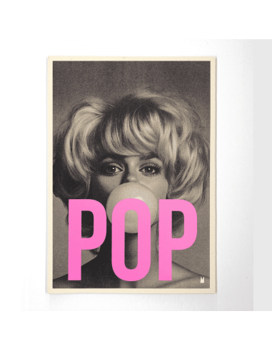 Carte vintage "POP" - Atelier Kencre