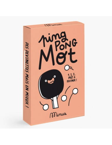 Ping pong mot - Minus Editions