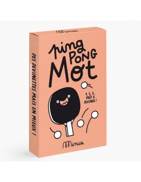 Ping pong mot - Minus Editions