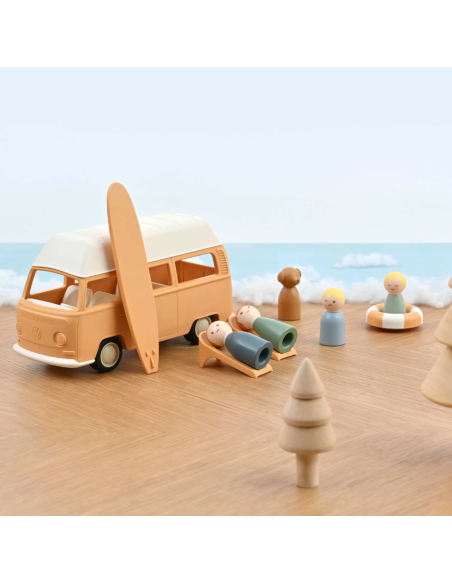 Combi T2 Volkswagen Jaune - Norev