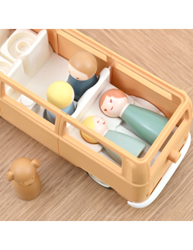 Combi T2 Volkswagen Jaune - Norev