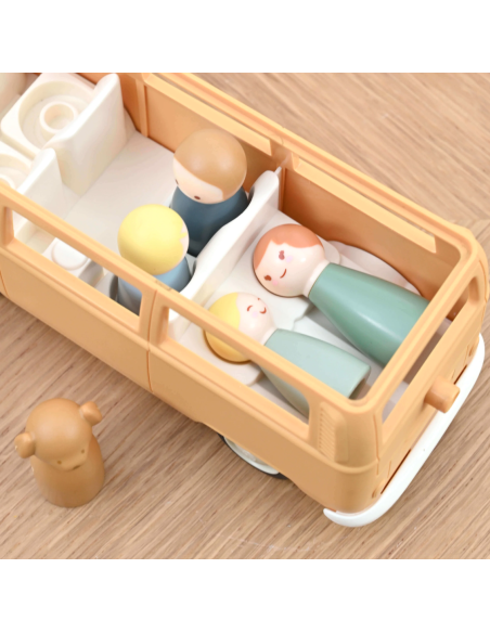 Combi T2 Volkswagen Jaune - Norev