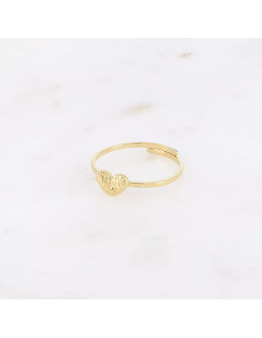 Bague coeur martelé - Bohm Paris