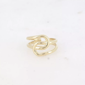 Bague lignes entrecroisées - Bohm Paris