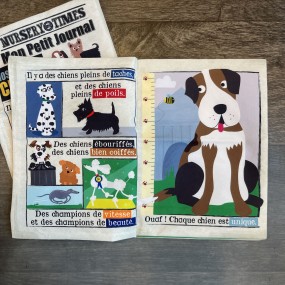 Livre d'éveil à froisser "Nos amis les chiens" - Mon... 2