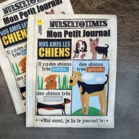 Livre d'éveil à froisser "Nos amis les chiens" - Mon...